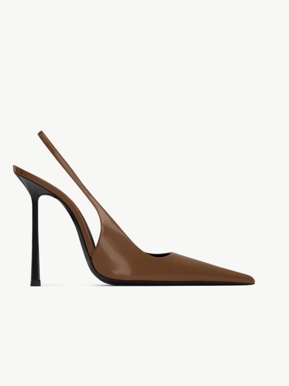 Saint Laurent Women’s Vendome 110mm Leather Slingback Pump